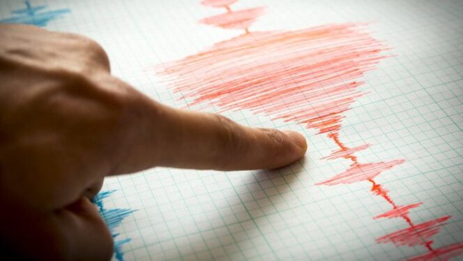 
 Ilustrasi gempa bumi. 