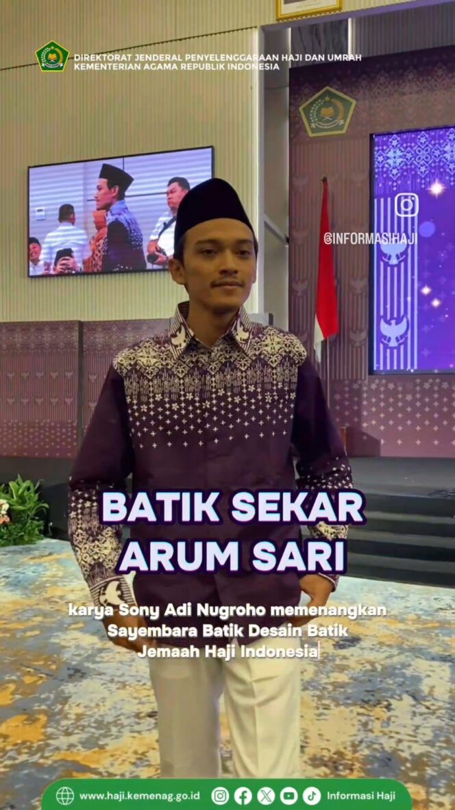 
 Batik Sekar Arum Sari Jadi Seragam Jemaah Haji 2024 (Foto: Istimewa)